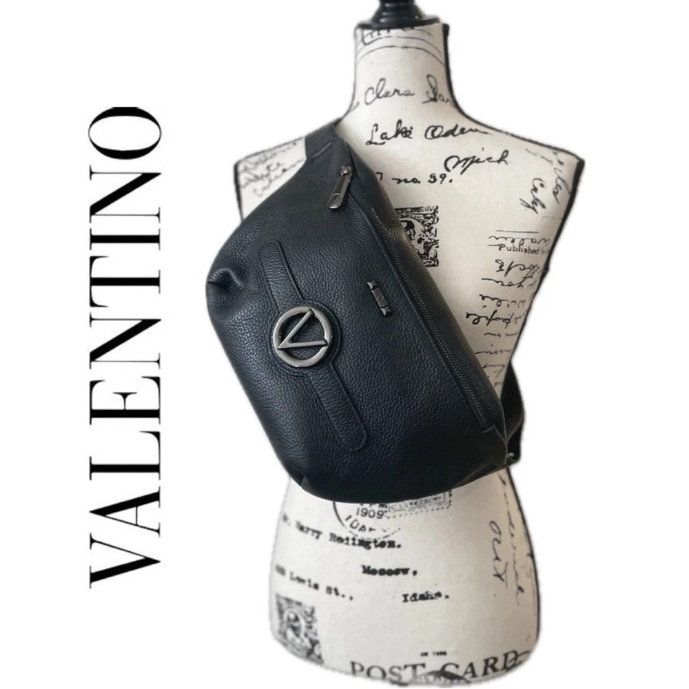 Valentino by Mario Valentino "Mati" VLOGO Leather Belt Bag